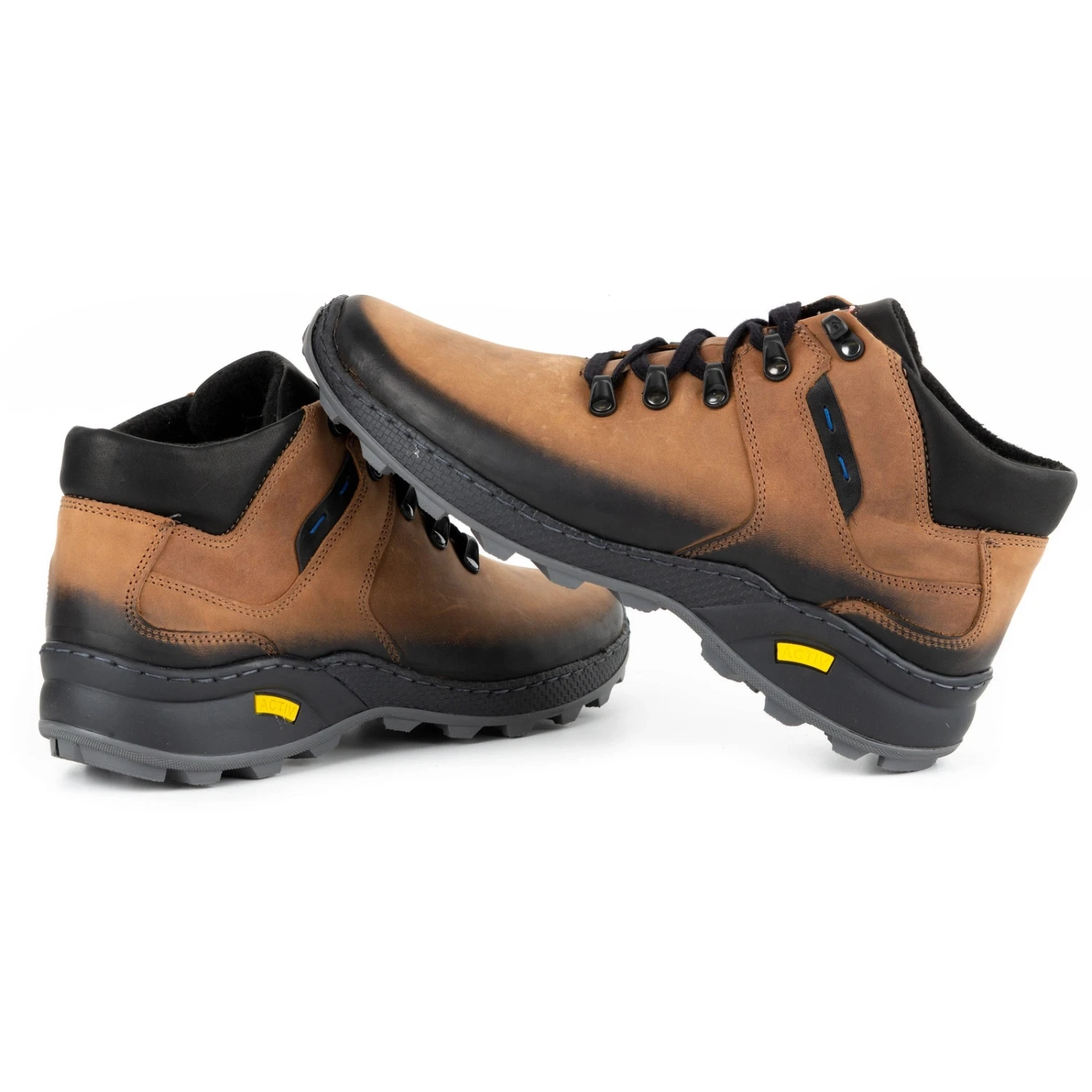 Olivier Chaussures Cuir Homme Isolées 895MA Rouge Orange – Image 6