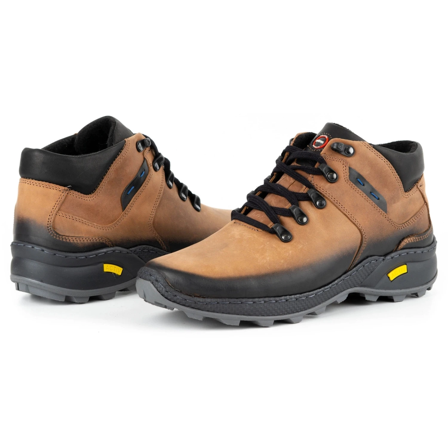 Olivier Chaussures Cuir Homme Isolées 895MA Rouge Orange – Image 7