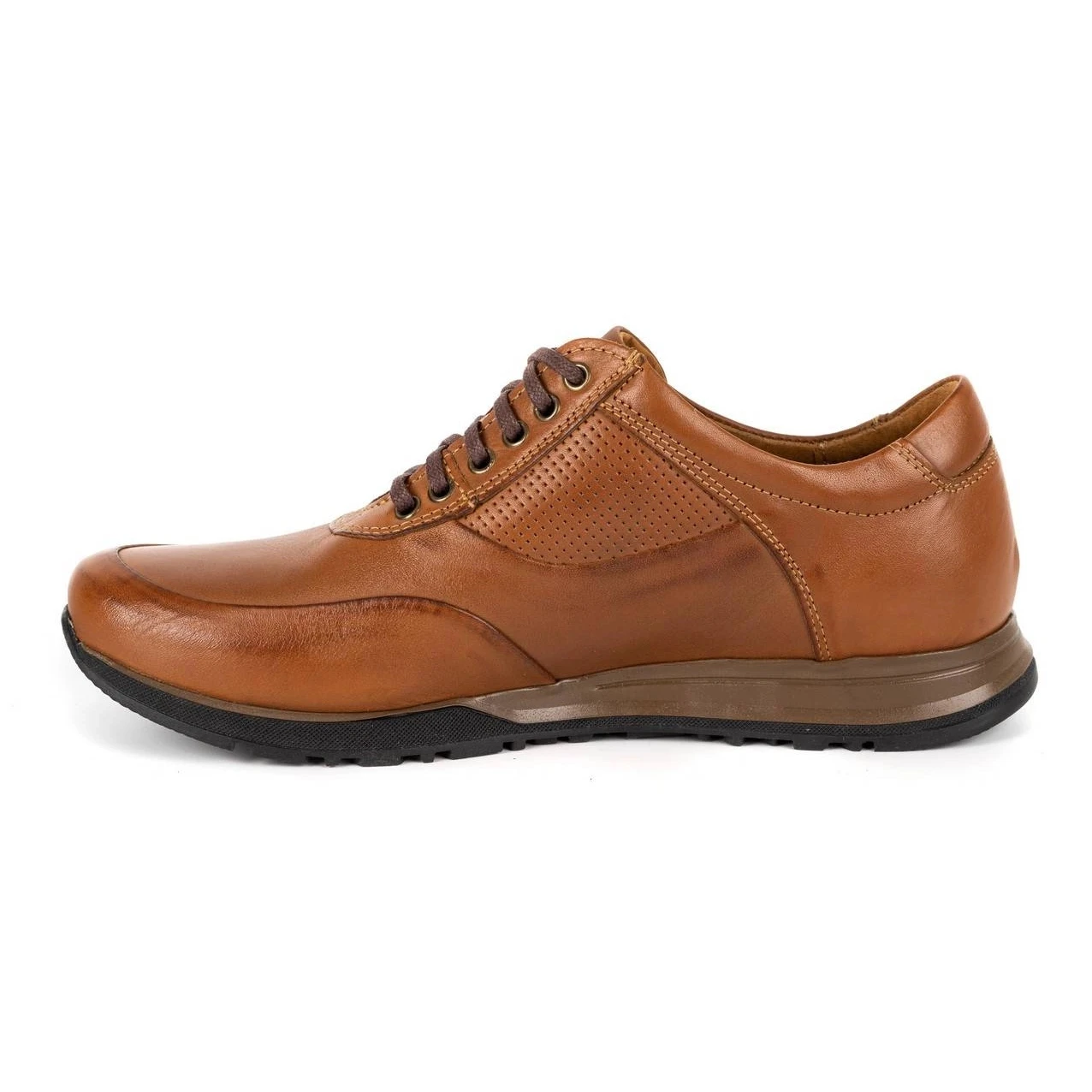 Olivier Chaussures Décontractées En Cuir Pour Hommes 902KNT Marron Brun