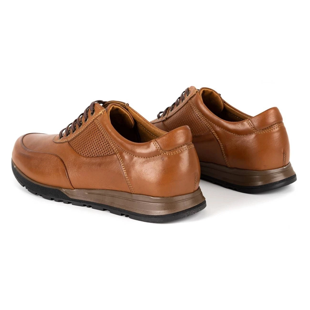 Olivier Chaussures Décontractées En Cuir Pour Hommes 902KNT Marron Brun – Image 6