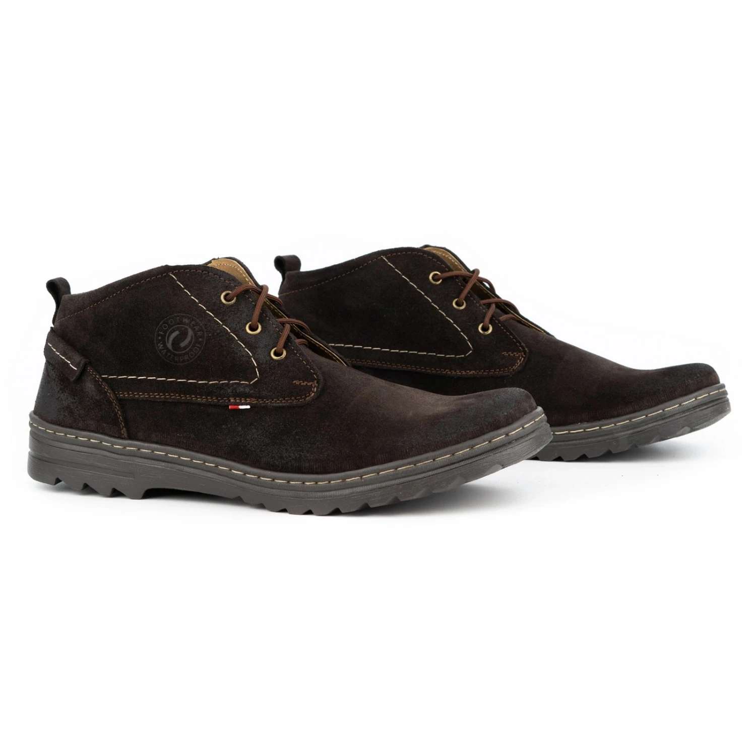 Olivier Chaussures Décontractées En Daim Pour Hommes 234GT Marron Brun – Image 2