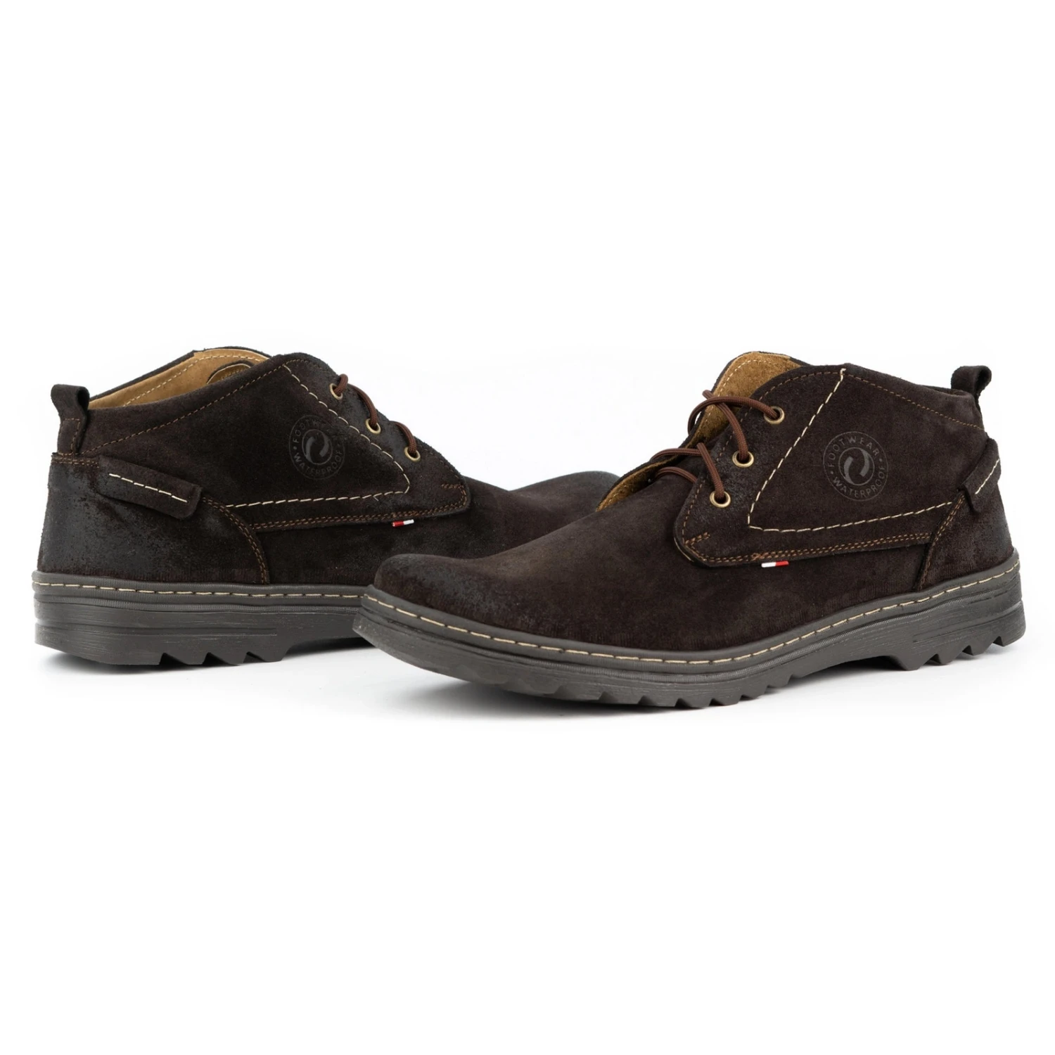 Olivier Chaussures Décontractées En Daim Pour Hommes 234GT Marron Brun – Image 4