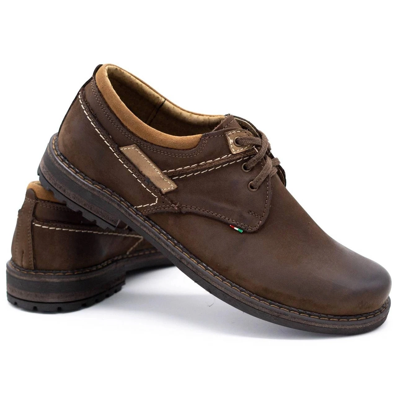 Olivier Chaussures Décontractées Pour Hommes 298GT Marron Brun – Image 4