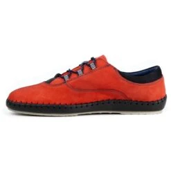 Olivier Chaussures Décontractées Pour Hommes 312K Nubuck Rouge