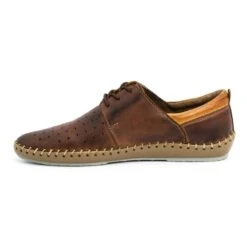 Olivier Chaussures D'été En Cuir Pour Hommes 744LMA Marron Brun