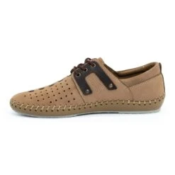 Olivier Chaussures D'été En Cuir Pour Hommes 882LMA Beige