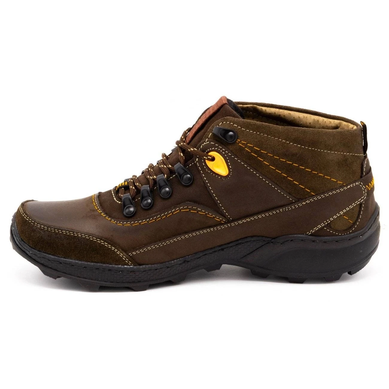 Olivier Chaussures D'hiver Pour Hommes 139GT Marron Brun – Image 2