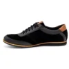 Olivier Chaussures En Cuir Pour Hommes 7007KB Noir Le Noir