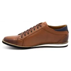 Olivier Chaussures En Cuir Pour Hommes 7008KB Marron Brun