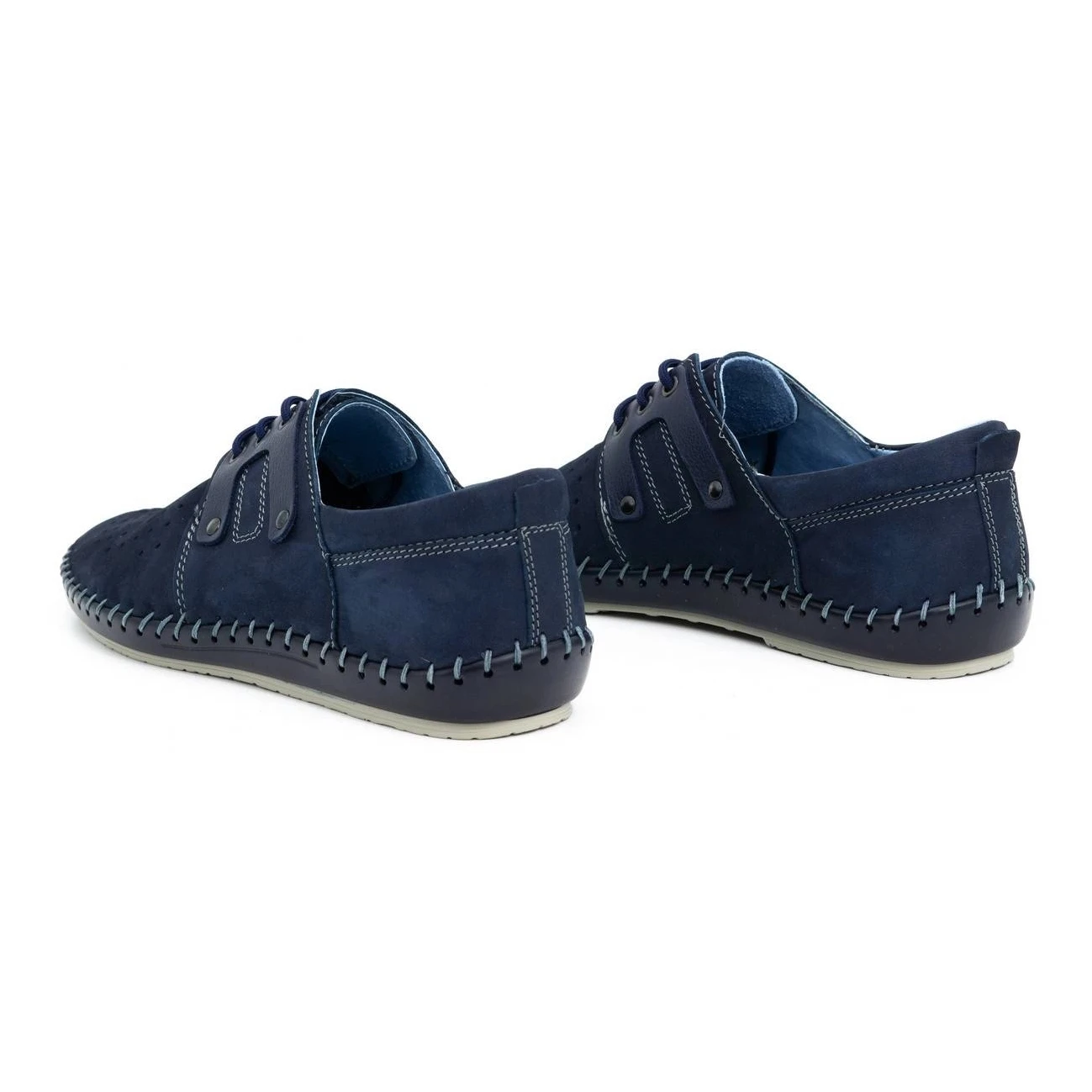 Olivier Chaussures été Homme Cuir 882LMA Bleu Marine – Image 5