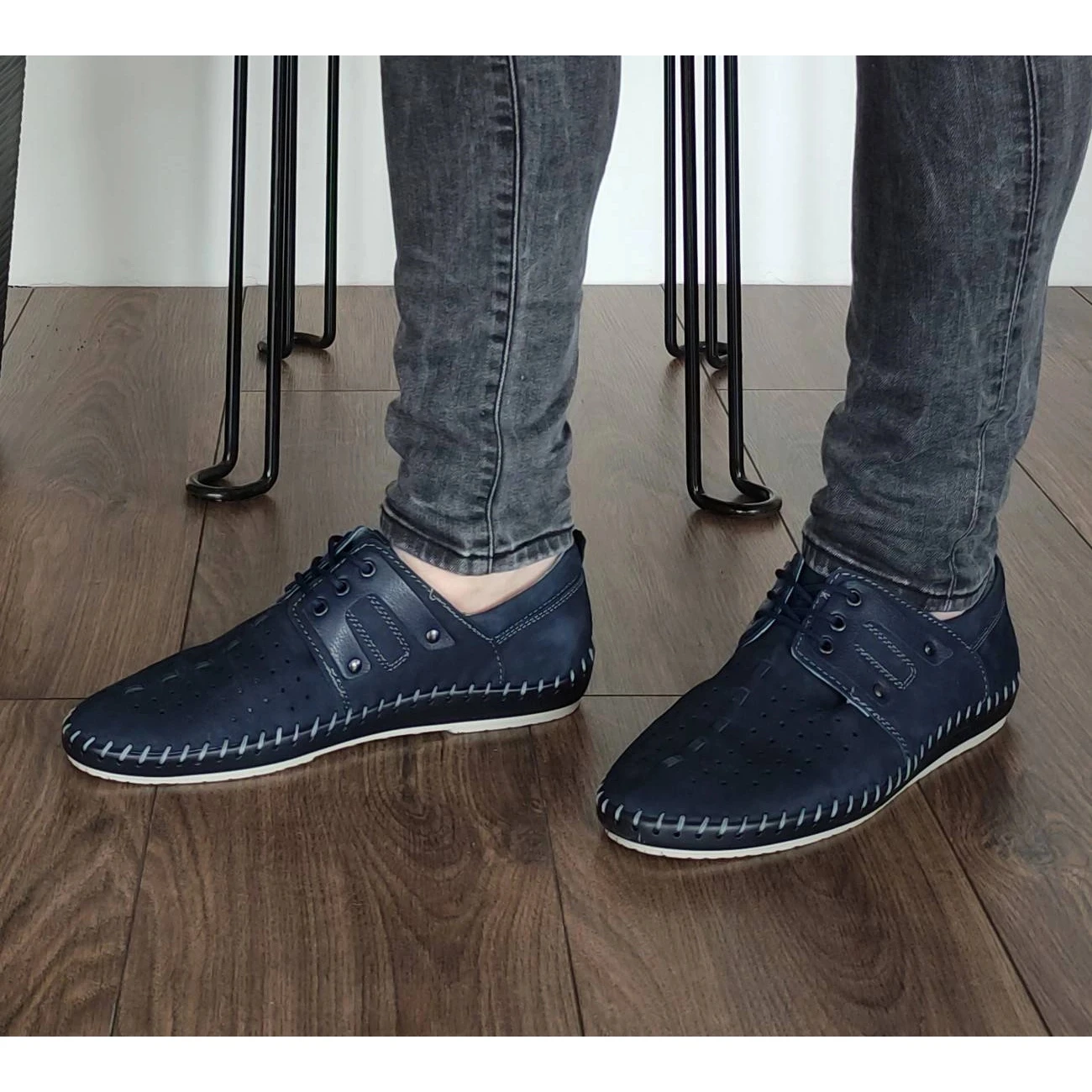 Olivier Chaussures été Homme Cuir 882LMA Bleu Marine – Image 6