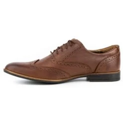 Olivier Chaussures Habillées En Cuir Brogues 306GT Marron Clair Brun