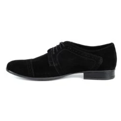 Olivier Chaussures Habillées En Cuir Homme A34 Kb Nubuck Noir Le Noir