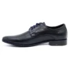 Olivier Chaussures Habillées En Cuir Pour Hommes 277 Noir Avec Bleu Le Noir
