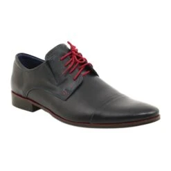 Olivier Chaussures Habillées Homme 286 Bleu Marine Rouge