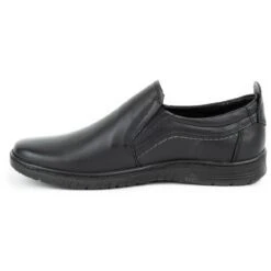 Olivier Chaussures Homme En Cuir 727MP Noir Le Noir