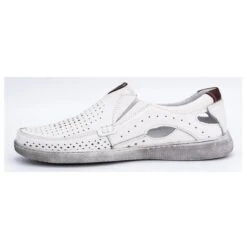 Olivier Chaussures Homme En Cuir 937MP Blanc Blanche