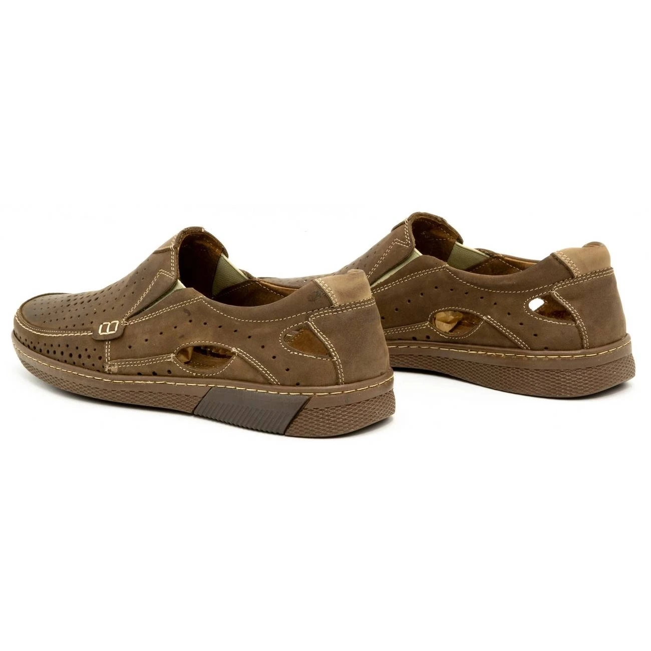 Olivier Chaussures Homme En Cuir 937MP Marron Brun – Image 7