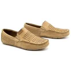 Olivier Chaussures Homme Mocassin 906 Pour L'été Beige