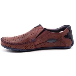 Olivier Chaussures Homme Mocassins 901 Bordeaux D'été Rouge