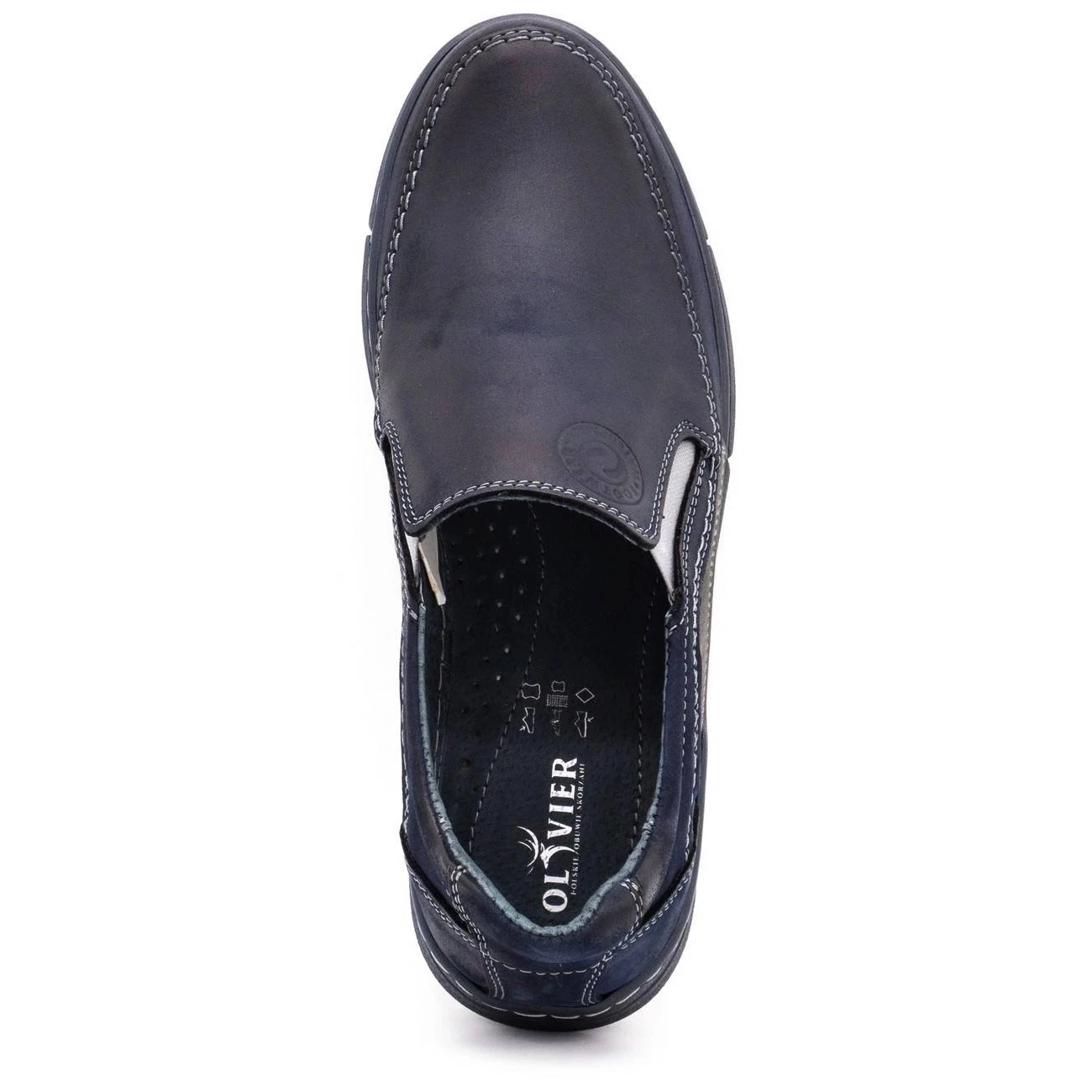 Olivier Chaussures Sans Lacets Homme 283GT Bleu Marine – Image 9