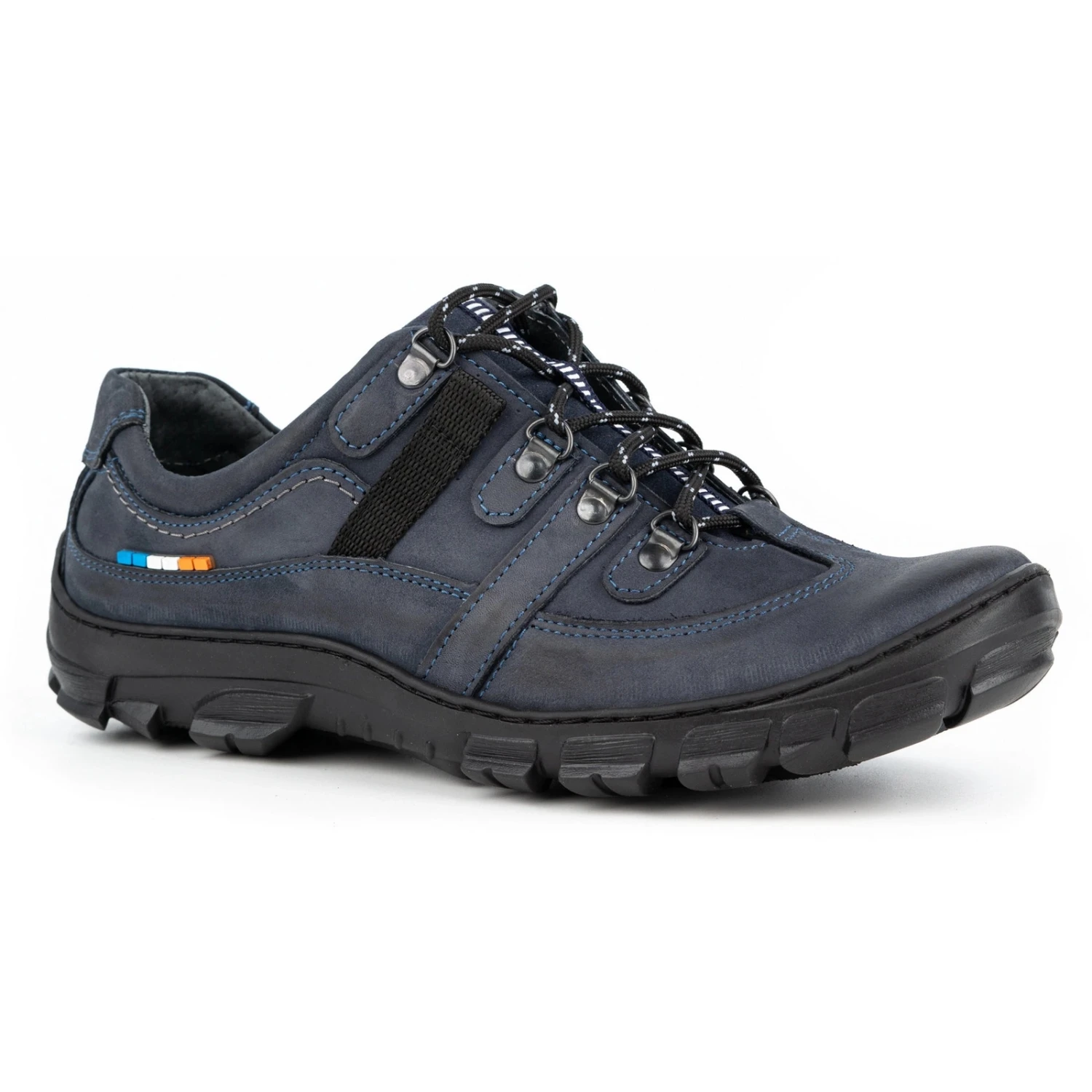 Olivier Chaussures Trekking Cuir Homme 213GT Bleu Marine – Image 2