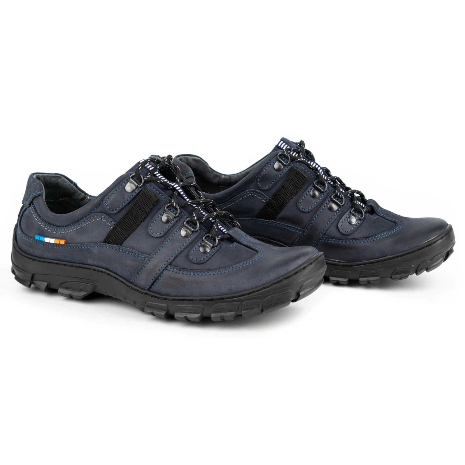 Olivier Chaussures Trekking Cuir Homme 213GT Bleu Marine – Image 3