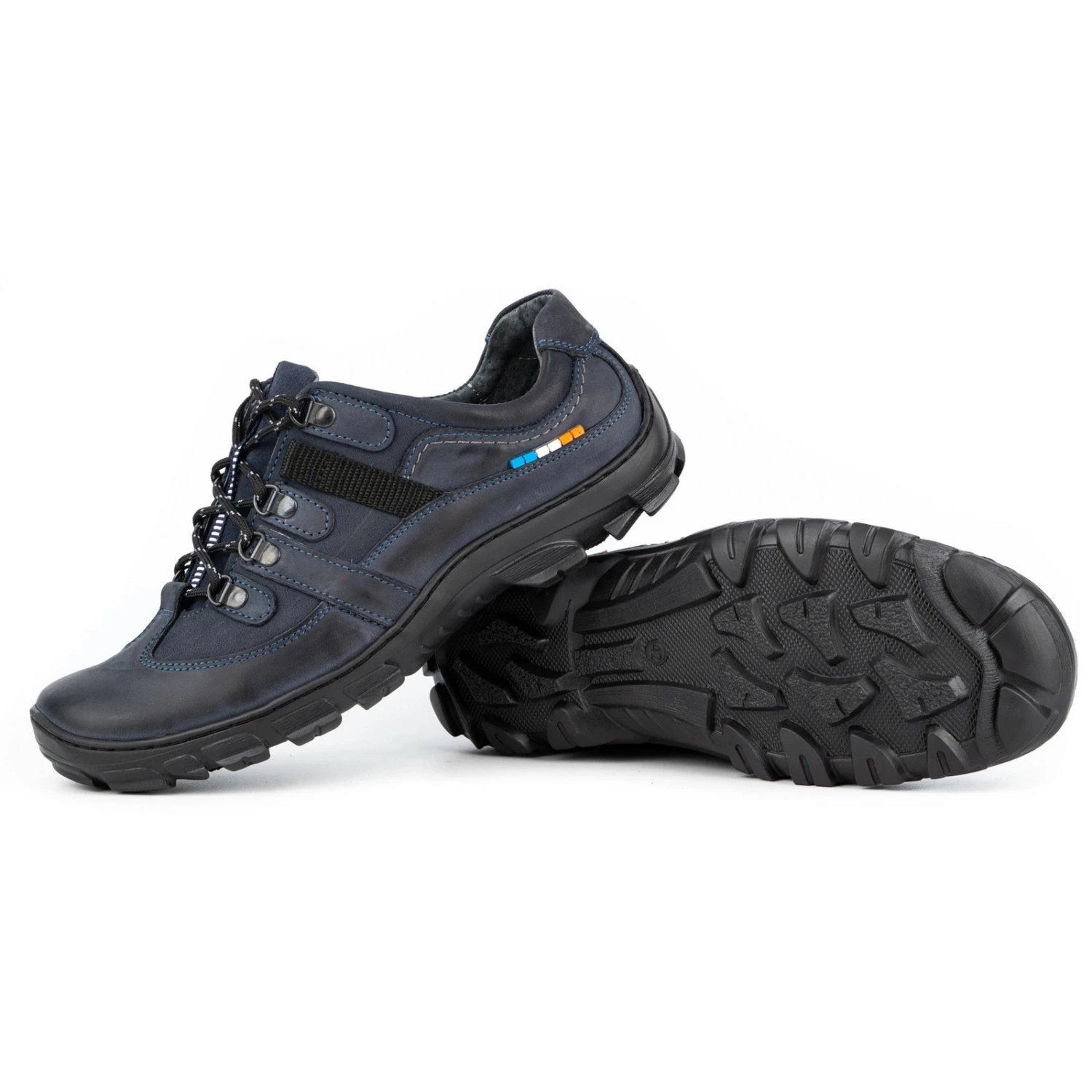 Olivier Chaussures Trekking Cuir Homme 213GT Bleu Marine – Image 4