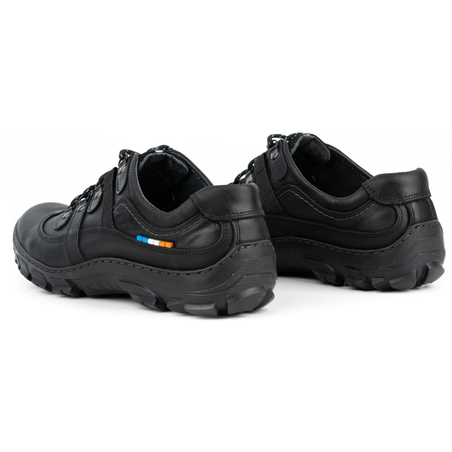 Olivier Chaussures Trekking Cuir Homme 213GT Noir Le Noir – Image 6