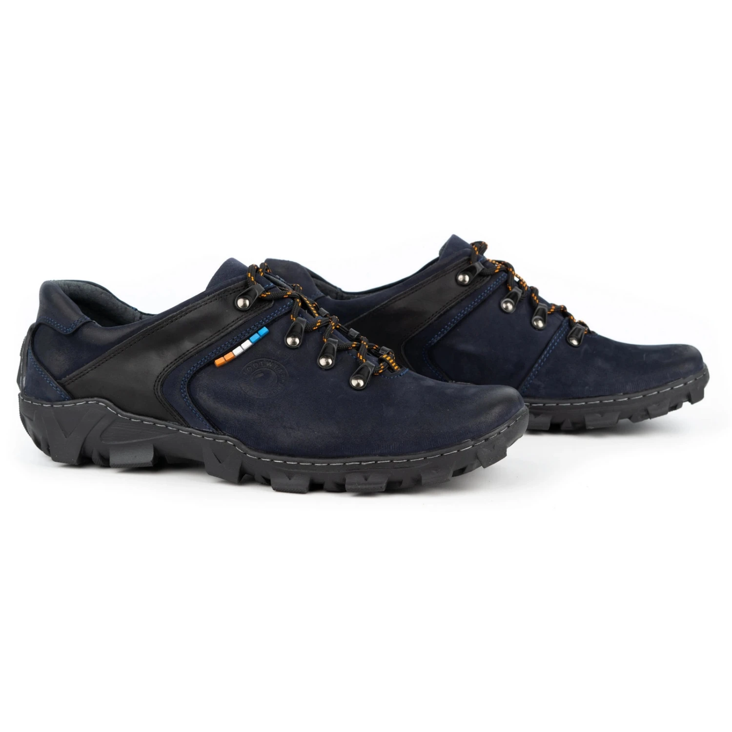 Olivier Chaussures Trekking Cuir Homme 214GT Bleu Marine Le Noir – Image 2