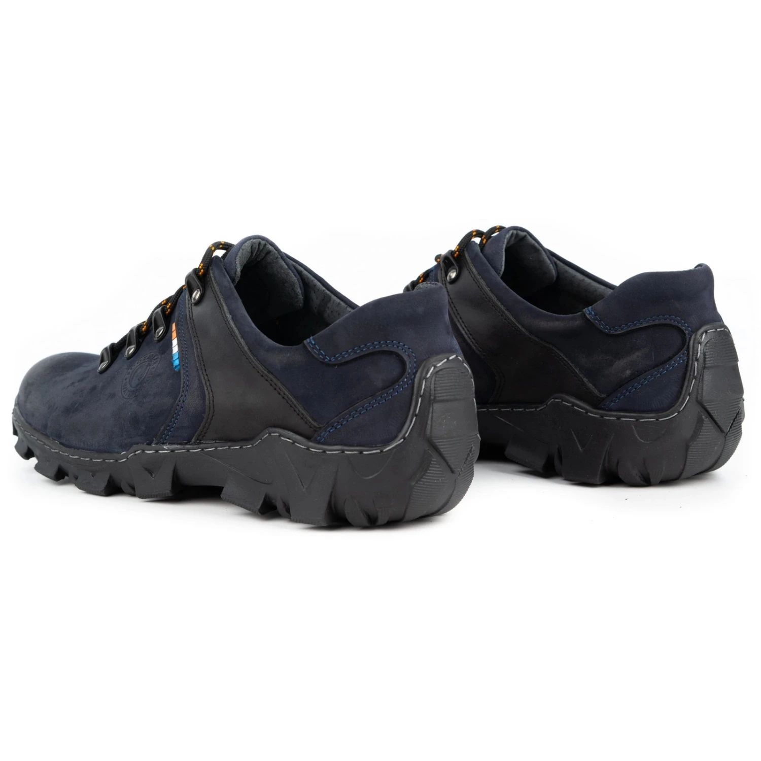 Olivier Chaussures Trekking Cuir Homme 214GT Bleu Marine Le Noir – Image 5