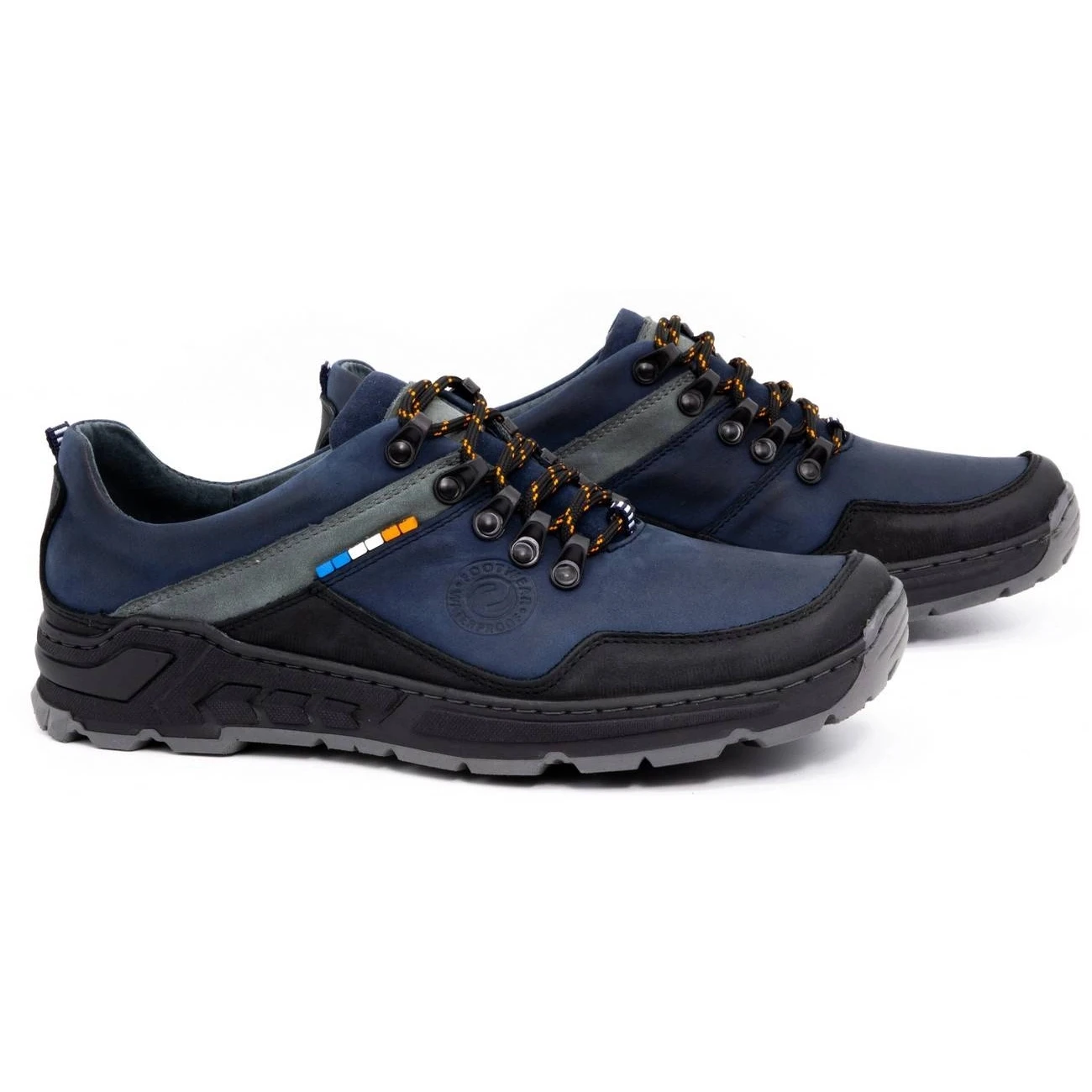 Olivier Chaussures Trekking Cuir Homme 292GT Bleu Marine – Image 2