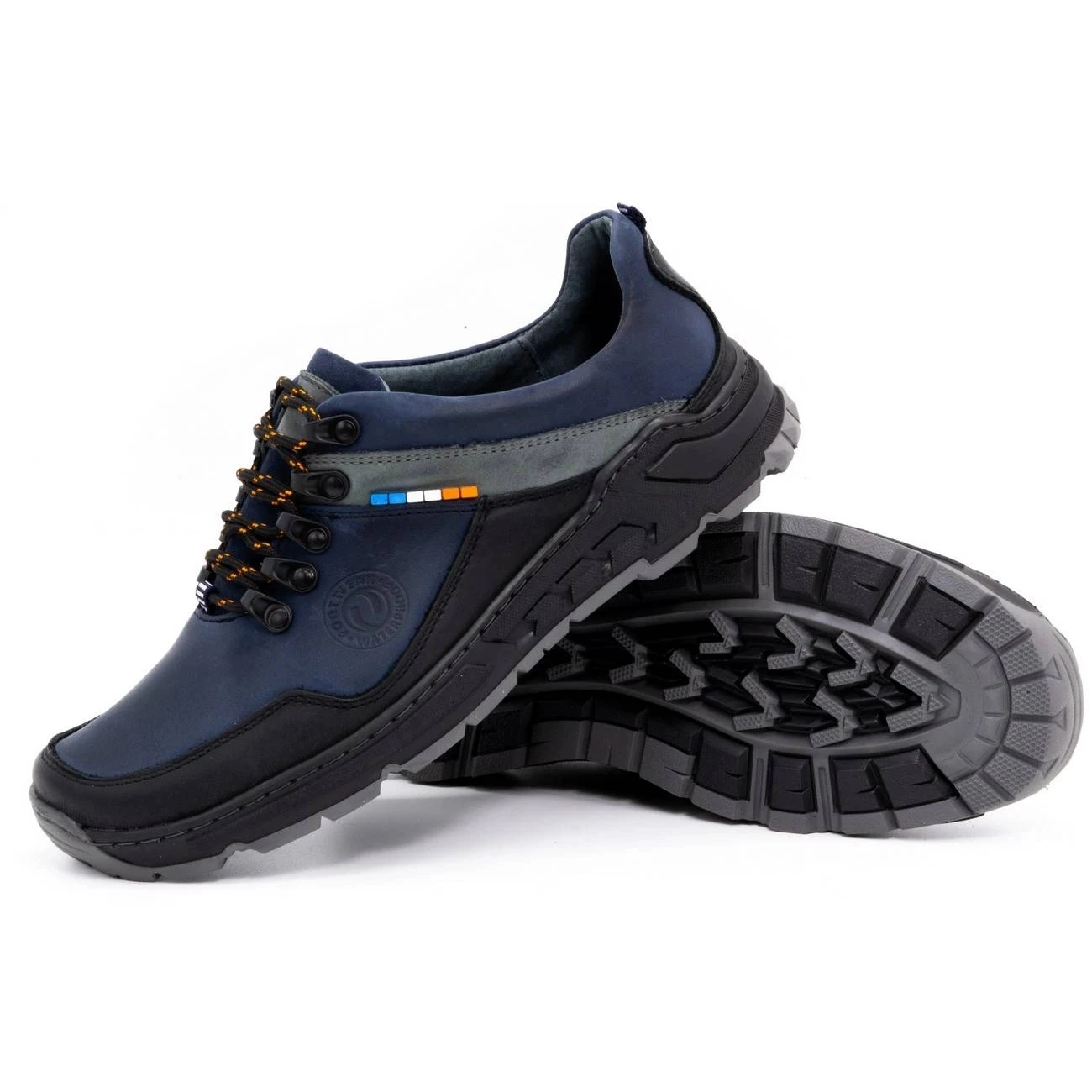 Olivier Chaussures Trekking Cuir Homme 292GT Bleu Marine – Image 3