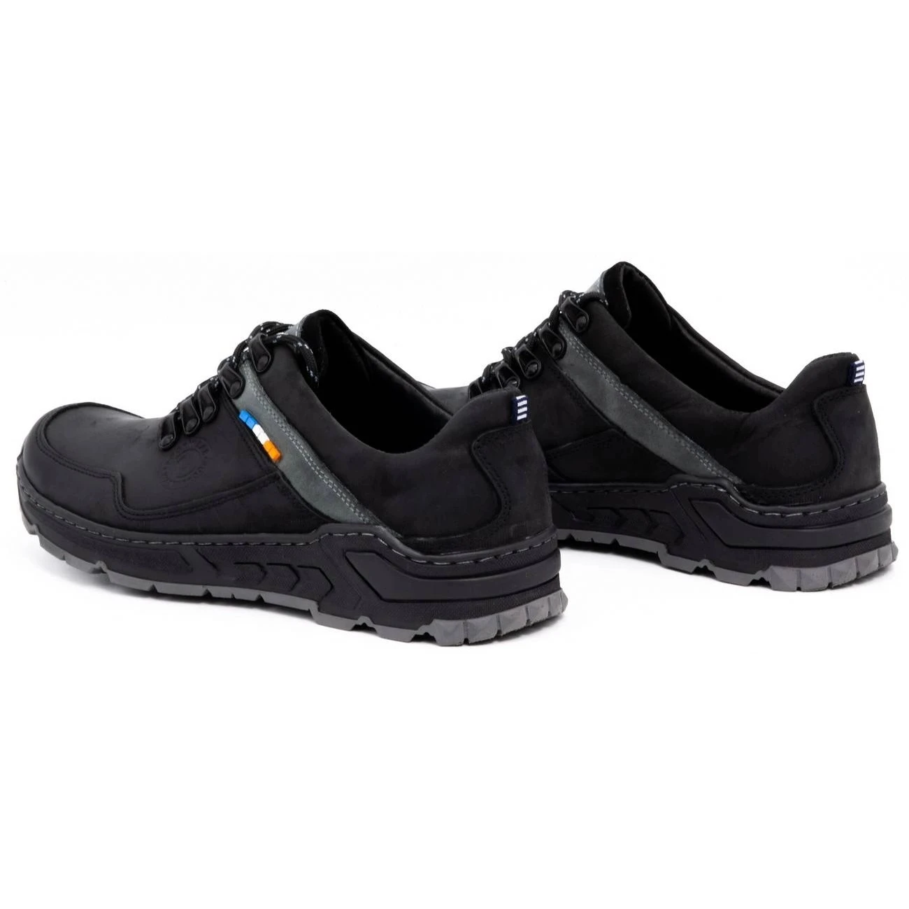 Olivier Chaussures Trekking Cuir Homme 292GT Noir Le Noir – Image 6