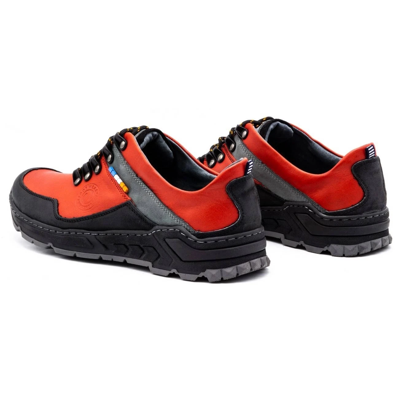 Olivier Chaussures Trekking Cuir Homme 292GT Rouge – Image 6