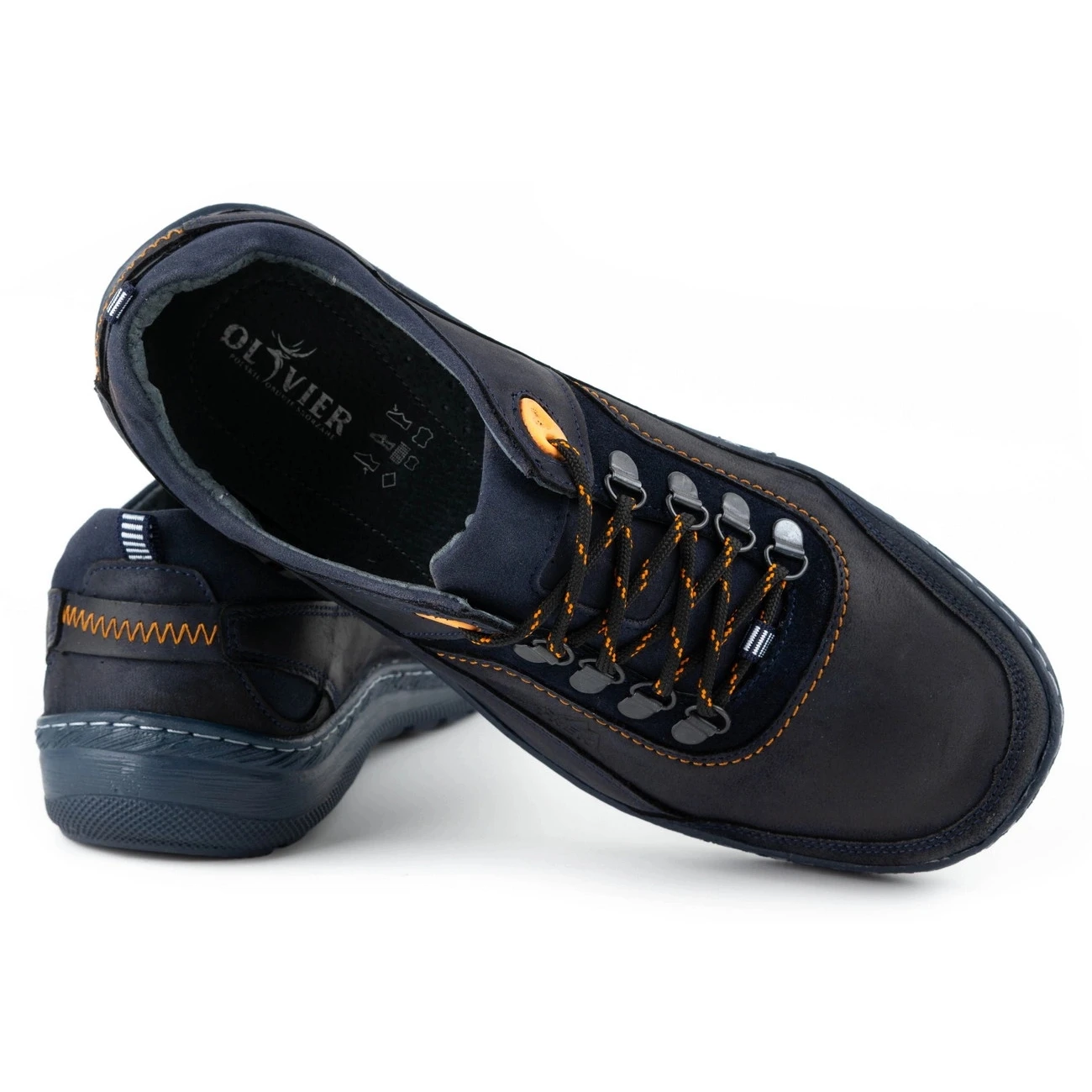 Olivier Chaussures Trekking Homme 268 Bleu Marine – Image 4