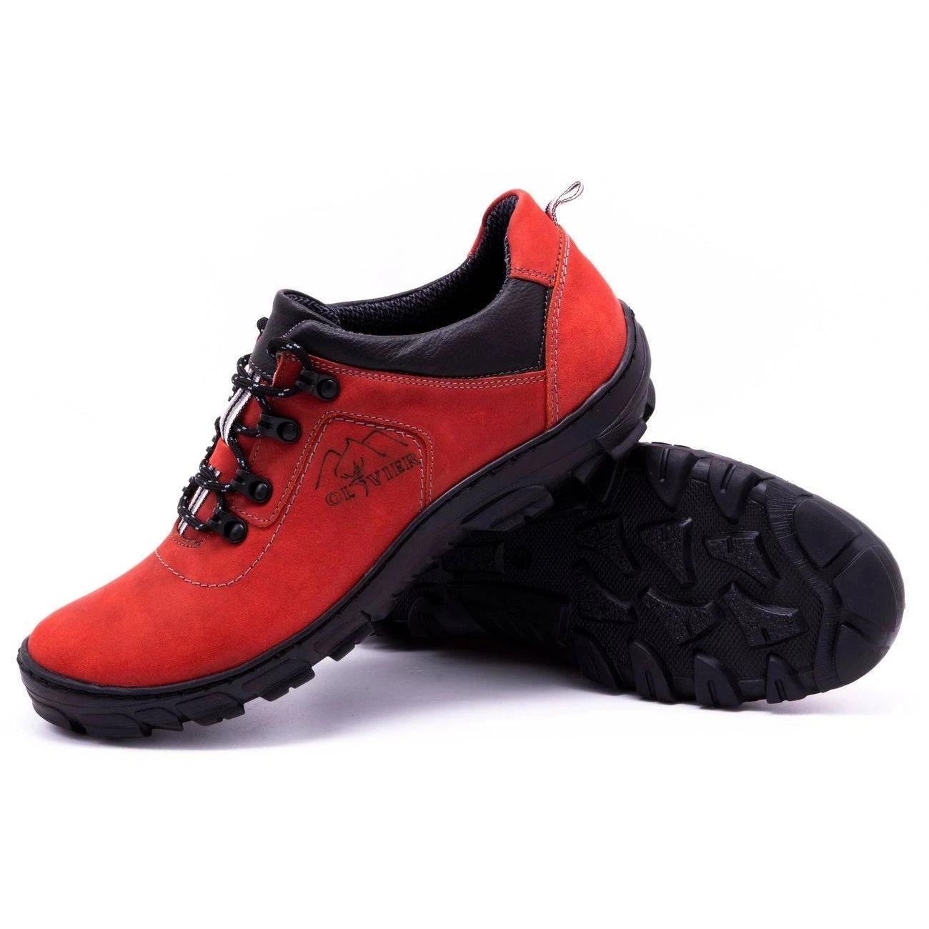 Olivier Chaussures Trekking Homme 7109 Rouge – Image 3