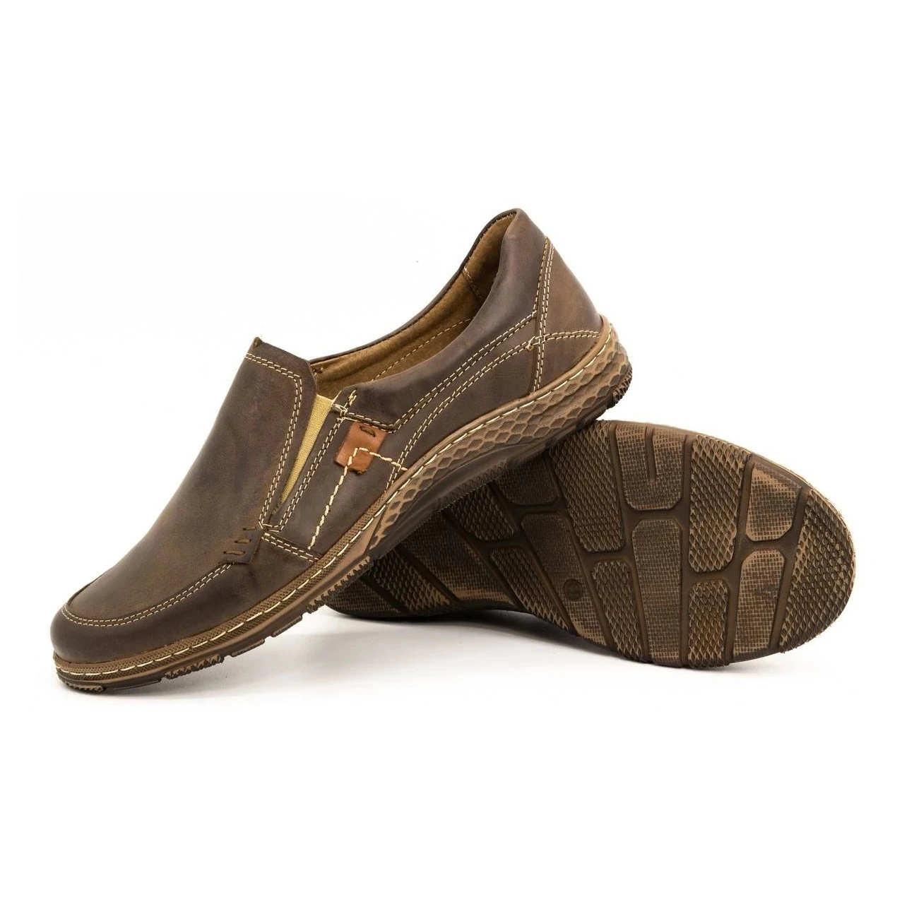 Olivier Mocassins Cuir Homme 943MA Marron Brun – Image 3