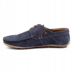 Olivier Mocassins Homme Cuir 297 Bleu Marine Brun
