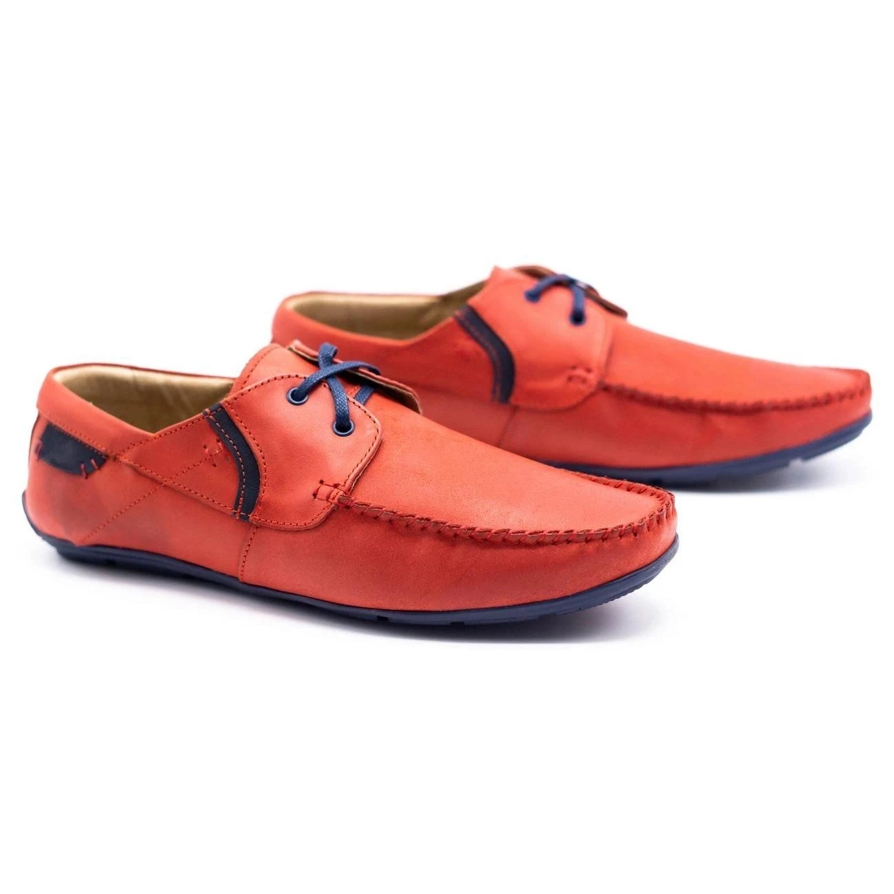 Olivier Mocassins Homme Cuir 297 Rouge – Image 2