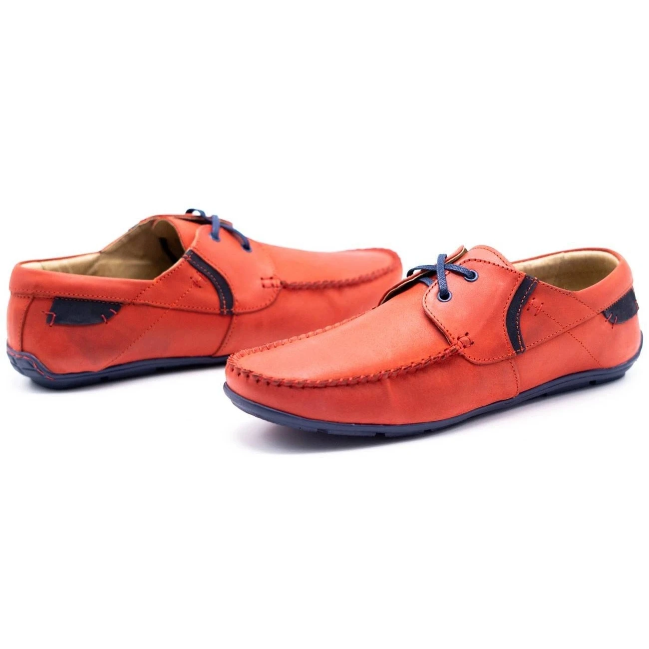 Olivier Mocassins Homme Cuir 297 Rouge – Image 6