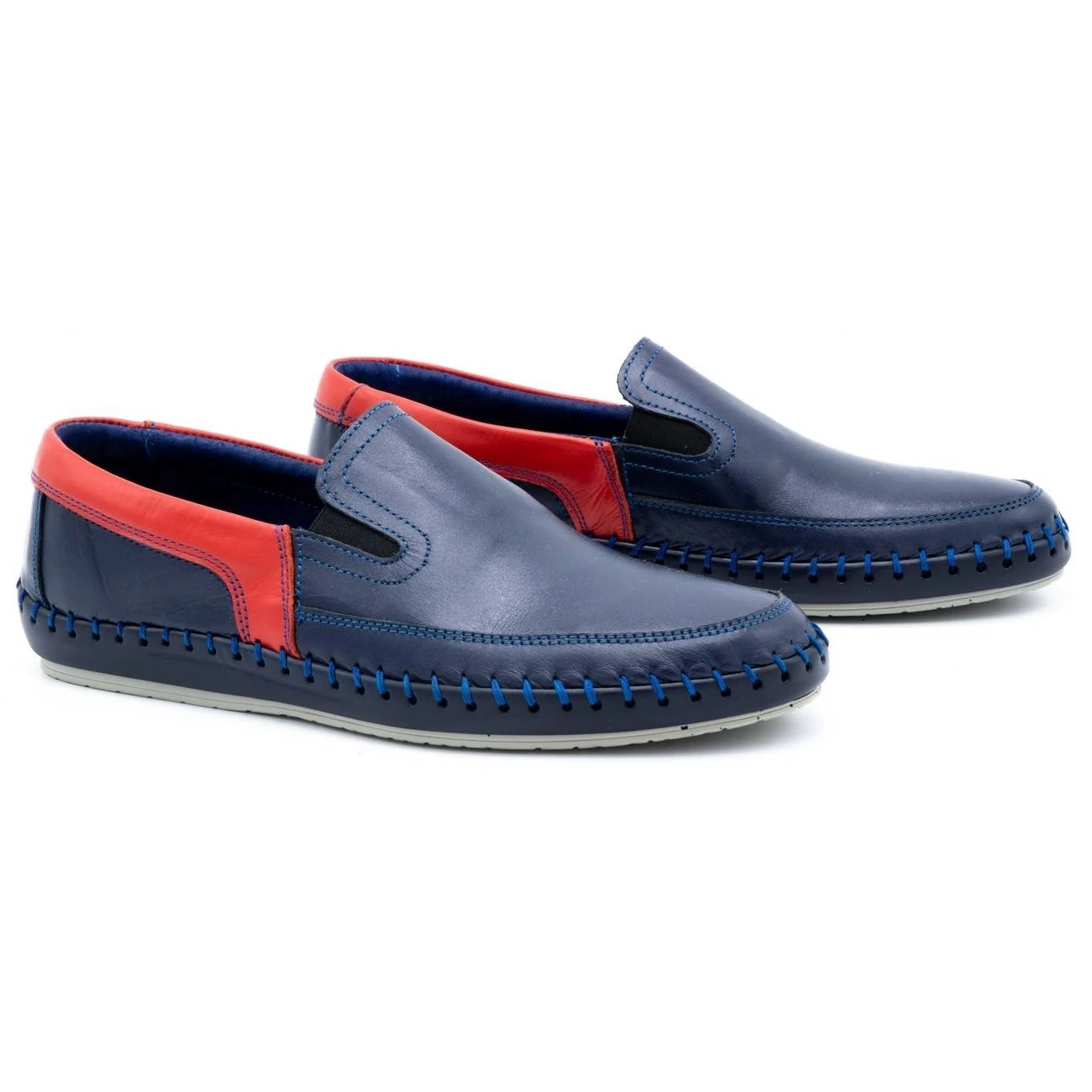 Olivier Mocassins Homme Cuir 412K Bleu Marine – Image 2