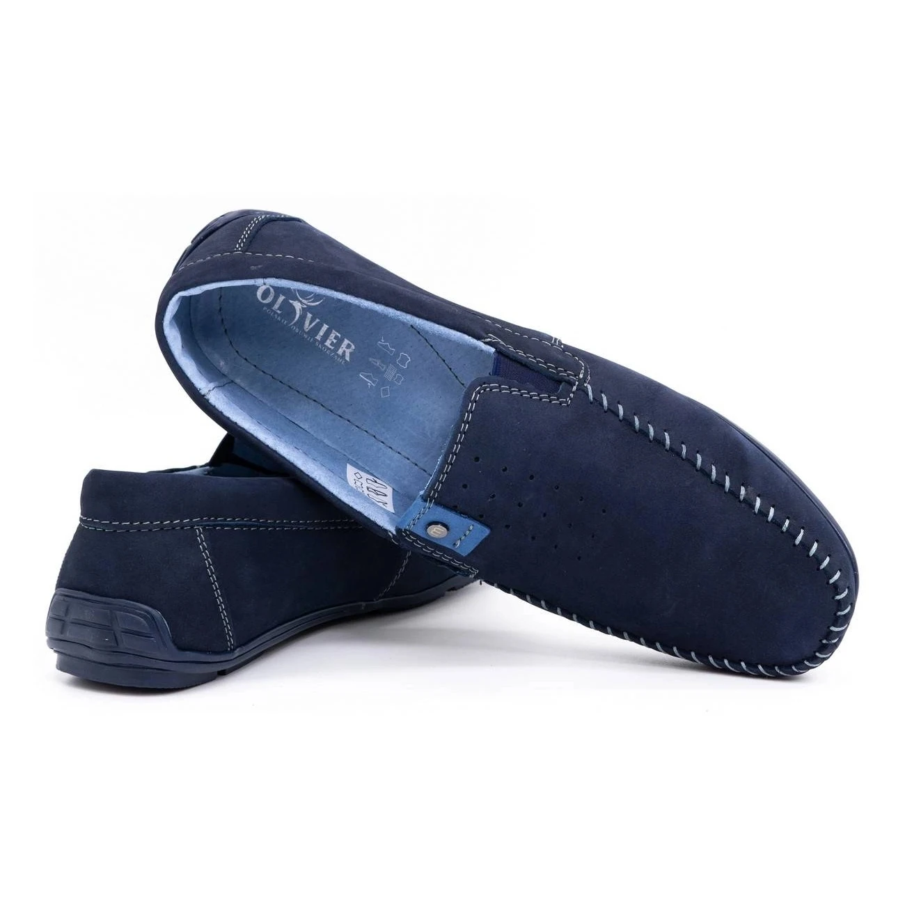 Olivier Mocassins Homme Cuir 937MA Bleu Marine – Image 4