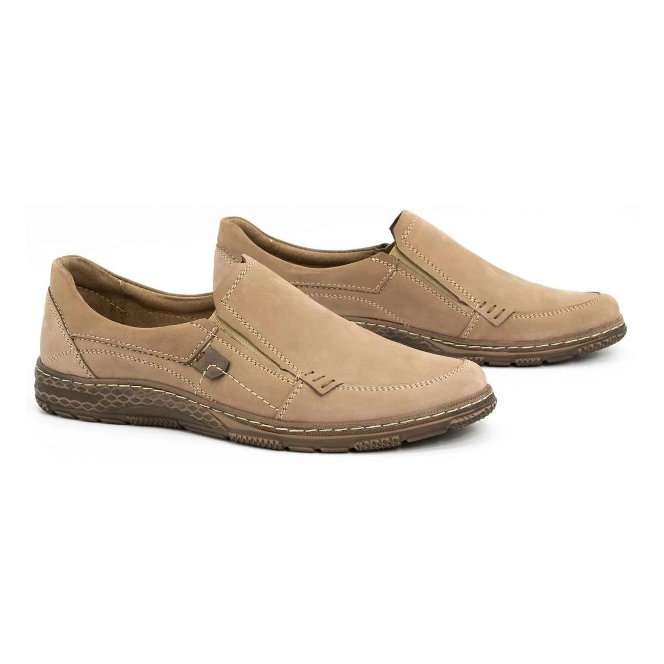 Olivier Mocassins Homme Cuir 943MA Beige – Image 2