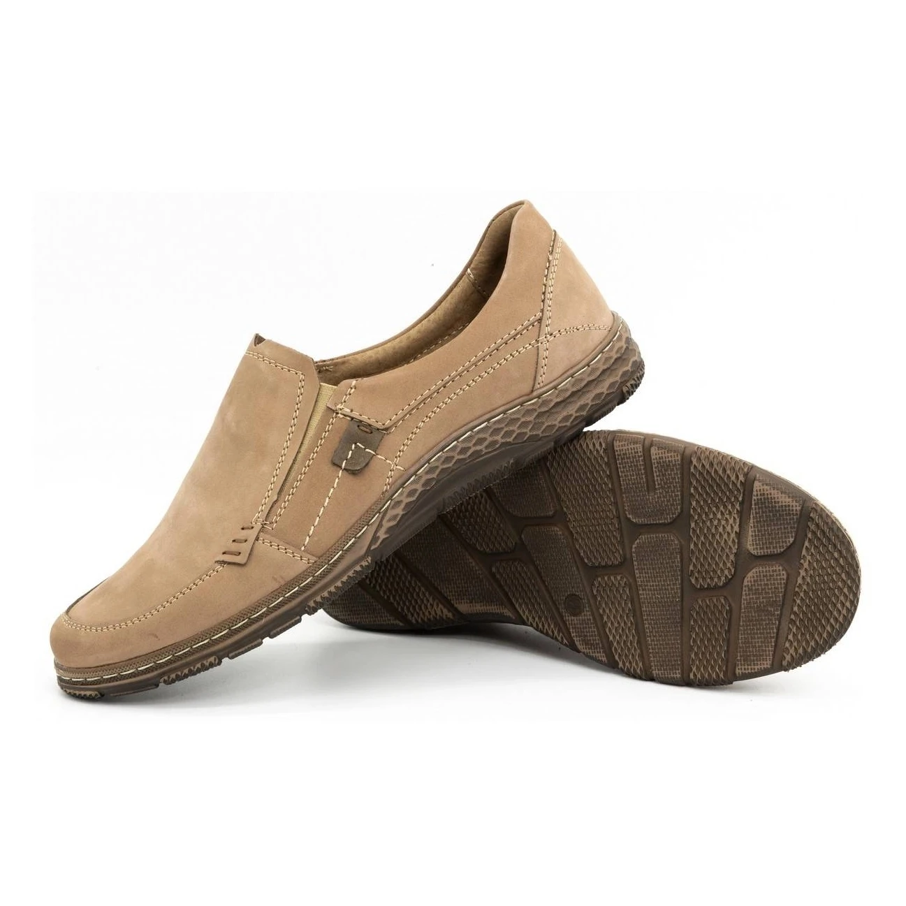 Olivier Mocassins Homme Cuir 943MA Beige – Image 3