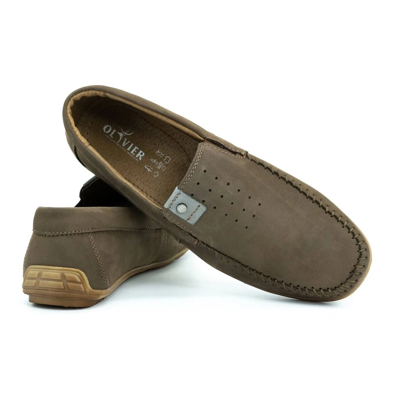 Olivier Mocassins Homme Cuir Marron 937MA Brun – Image 4