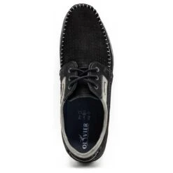 Olivier Mocassins Homme En Cuir Noir 4228 Le Noir