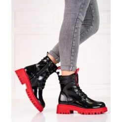 Ouvrières Shelovet à Semelle Rouge Le Noir