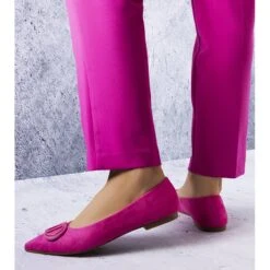 PA1 Ballerines Roses En éco-suédine De Grignon