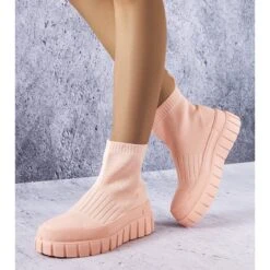 PA1 Baskets Chaussettes Roses Sealait